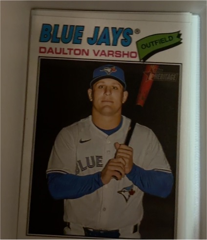 2026 Topps Heritage #223 Daulton Varsho — front
