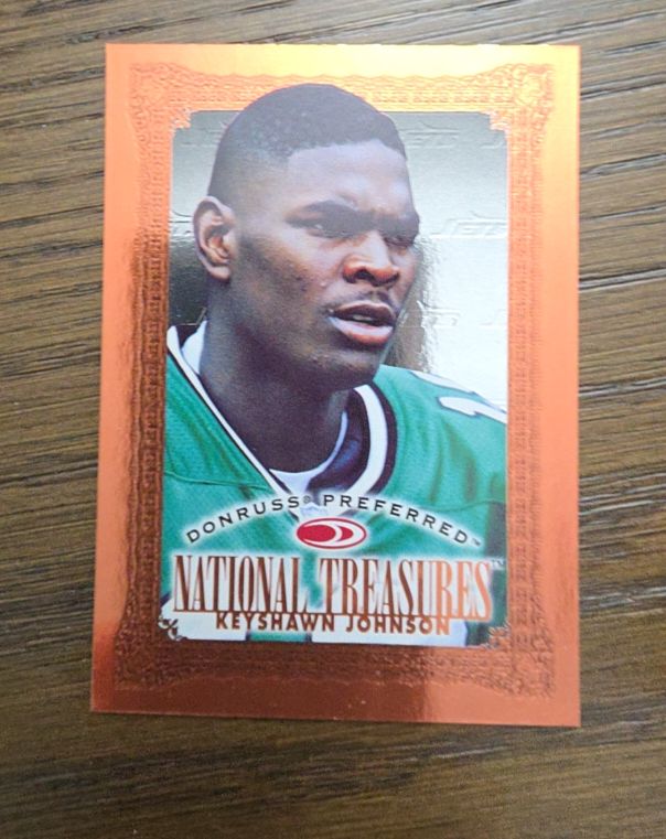 1997 Donruss Preferred #128 Keyshawn Johnson — front