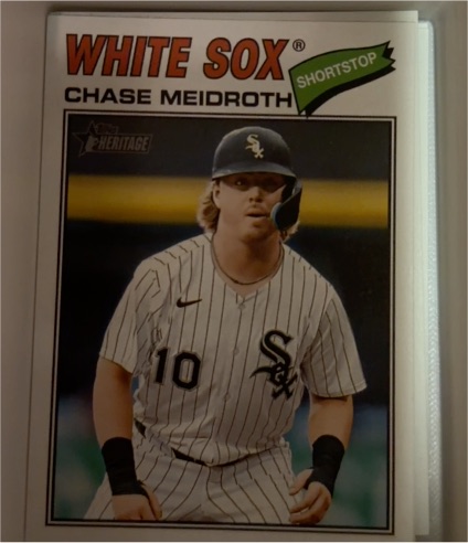 2026 Topps Heritage #298 Chase Meidroth — front