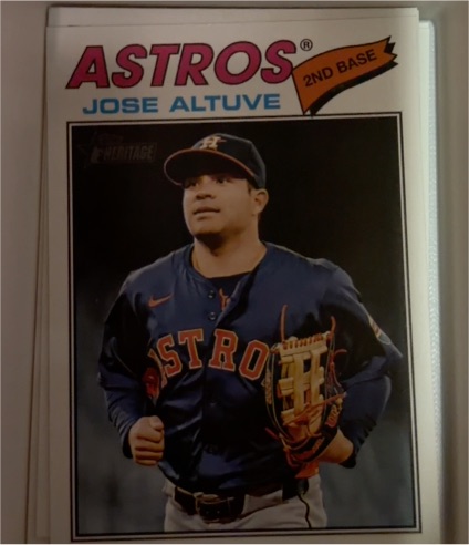 2026 Topps Heritage #11 Jose Altuve Houston Astros — front