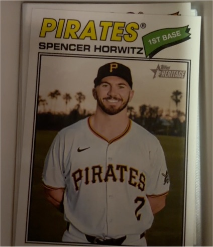2026 Topps Heritage #266 Spencer Horwitz — front