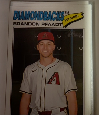 2026 Topps Heritage #126 Brandon Pfaadt — front