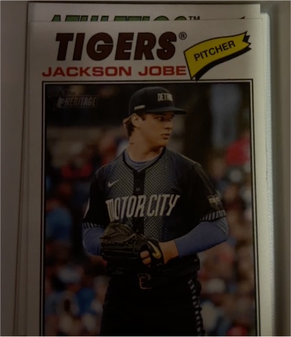2026 Topps Heritage #164 Jackson Jobe — front