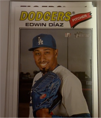 2026 Topps Heritage #36 Edwin Díaz — front