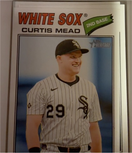 2026 Topps Heritage #303 Curtis Mead — front