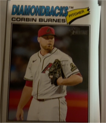 2026 Topps Heritage #238 Corbin Burnes — front