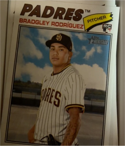 2026 Topps Heritage #148 Bradgley Rodriguez — front