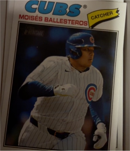 2026 Topps Heritage #247 Moisés Ballesteros — front