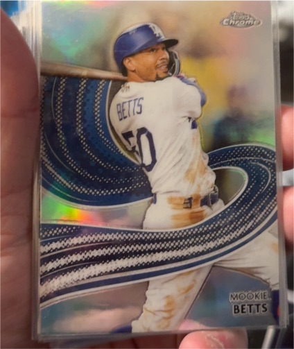 2024 Topps Chrome Strokes #S-3 Mookie Betts — front