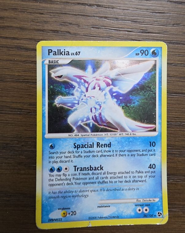 2008 Pokemon Diamond & Pearl Great Encounters #26 Palkia — front