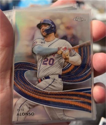 2024 Topps Chrome Strokes #S-17 Pete Alonso — front