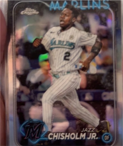 2024 Topps Chrome #70 Jazz Chisholm Jr. — front