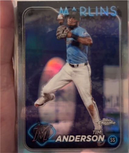 2024 Topps Chrome #204 Tim Anderson — front