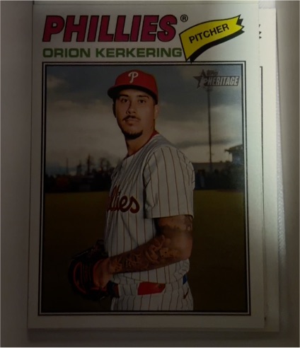 2026 Topps Heritage #300 Orion Kerkering — front