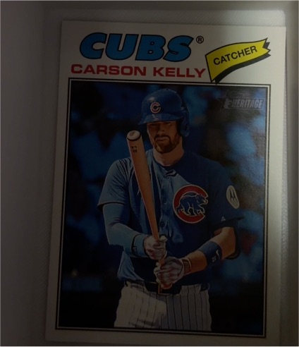 2026 Topps Heritage #326 Carson Kelly — front