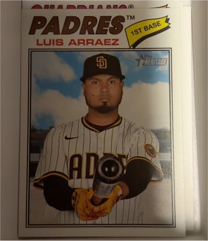 2026 Topps Heritage #293 Luis Arraez — front