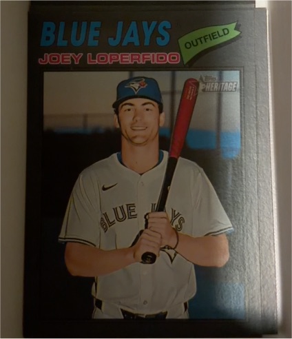 2026 Topps Heritage #354 Joey Loperfido — front