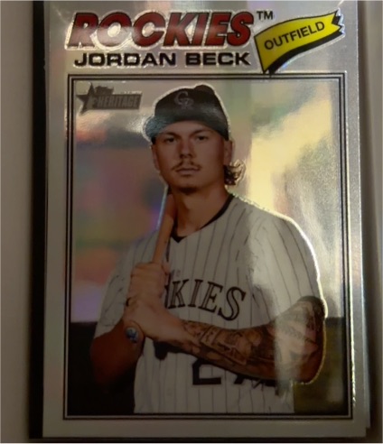 2026 Topps Heritage #147 Jordan Beck — front