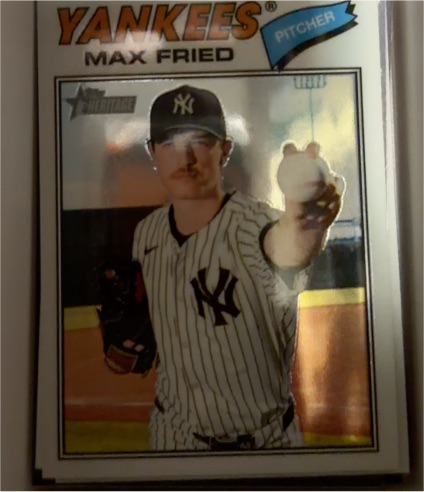 2026 Topps Heritage #130 Max Fried — front