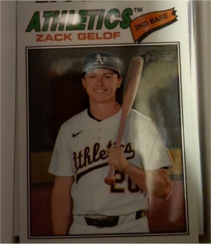 2026 Topps Heritage #186 Zack Gelof — front