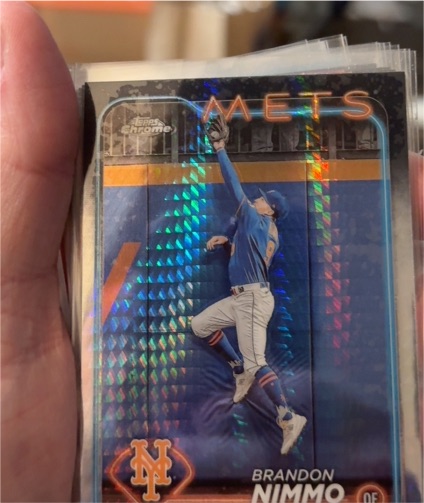2024 Topps Chrome #233 Brandon Nimmo — front