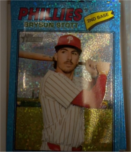 2025 Topps Heritage Chrome #135 Bryson Stott — front