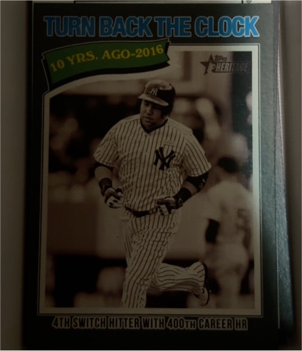 2026 Topps Heritage #334 Carlos Beltran Turn Back The Clock — front