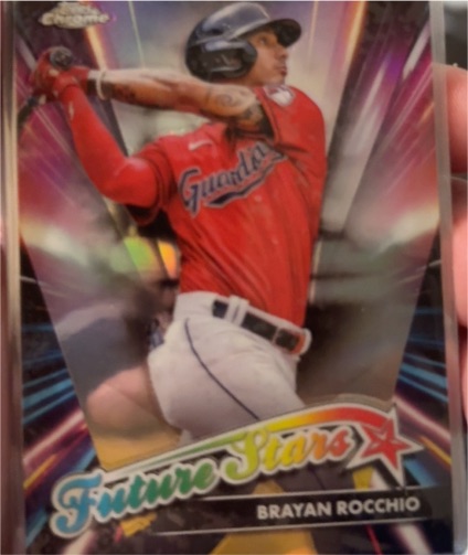 2024 Topps Chrome Future Stars #FS-20 Brayan Rocchio — front