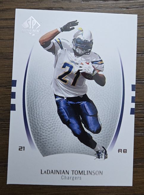 2007 Upper Deck SP Authentic #51 LaDainian Tomlinson San Diego Chargers — front