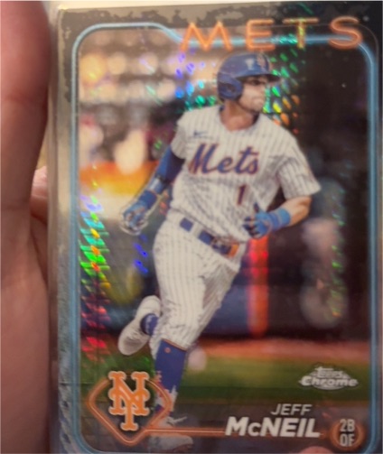 2024 Topps Chrome #289 Jeff McNeil — front