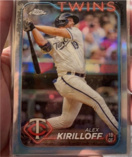 2024 Topps Chrome #206 Alex Kirilloff — front