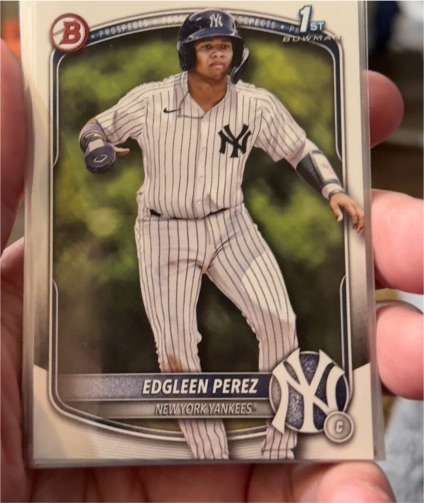2025 Bowman #BP-80 Edgleen Perez — front