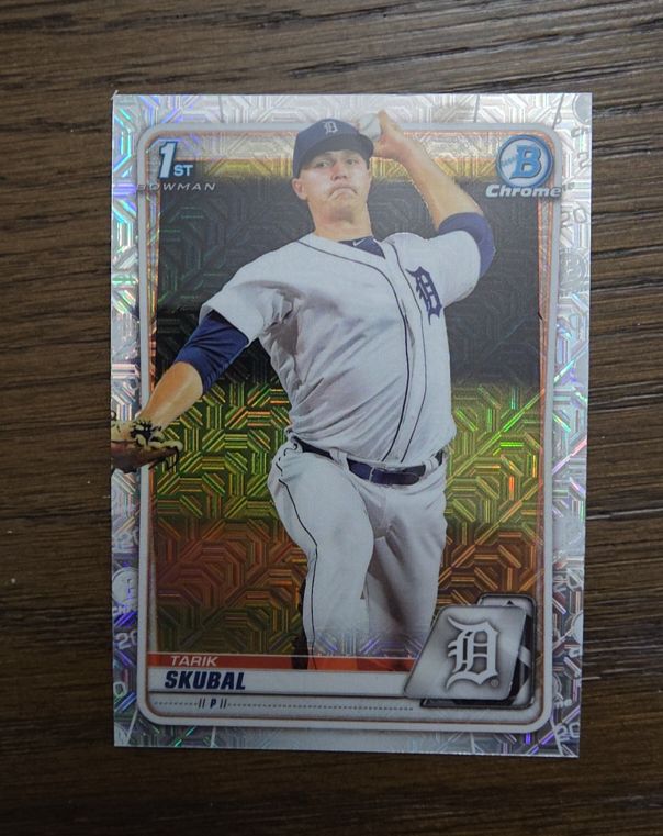 2020 Bowman Chrome #BCP-108 Tarik Skubal — front