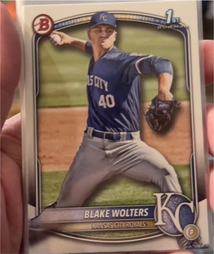 2025 Bowman #BP-76 Blake Wolters — front