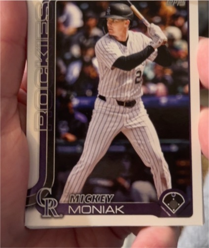 2025 Topps Update #US246 Mickey Moniak — front