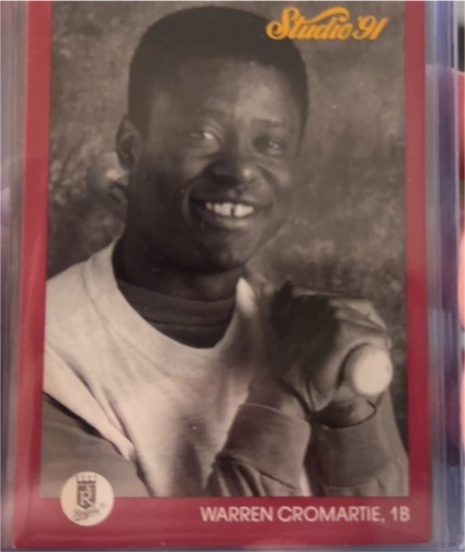 1991 Leaf Studio #64 Warren Cromartie — front