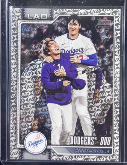 2026 Topps #265 Dodgers Duo Shohei Ohtani Yoshinobu Yamamoto — front