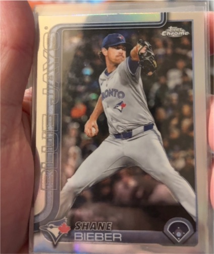 2025 Topps Chrome Update #USC52 Shane Bieber — front