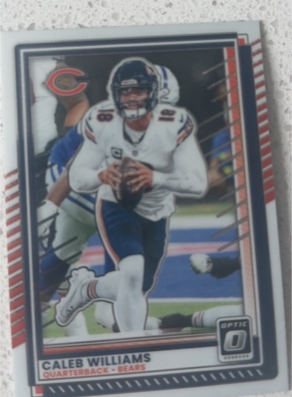 2025 Panini Donruss Optic #8 Caleb Williams Chicago Bears — front