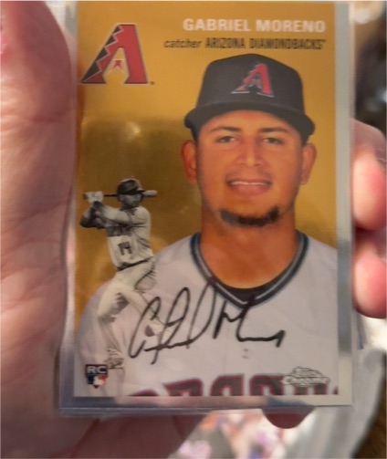 2023 Topps Chrome Platinum Anniversary #9 Gabriel Moreno — front