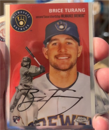 2023 Topps Chrome Platinum Anniversary #8 Brice Turang — front