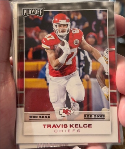 2017 Panini Playoff #44 Travis Kelce — front