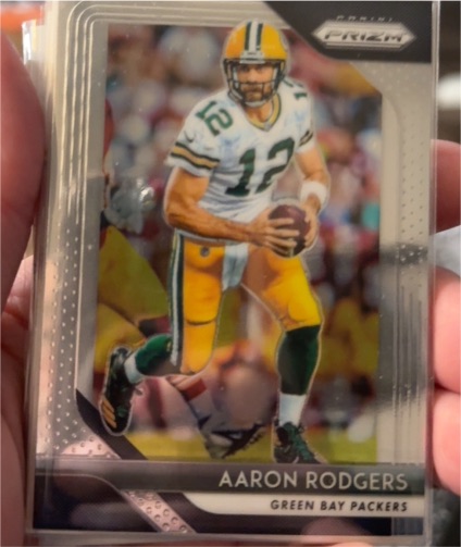 2018 Panini Prizm #127 Aaron Rodgers — front