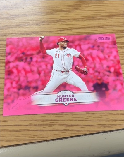 2025 Topps Stadium Club #92 Hunter Greene — front
