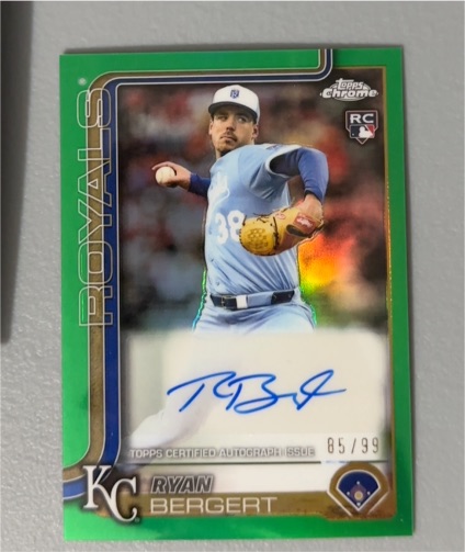 2025 Topps Chrome Update #AC-RB Ryan Bergert — front