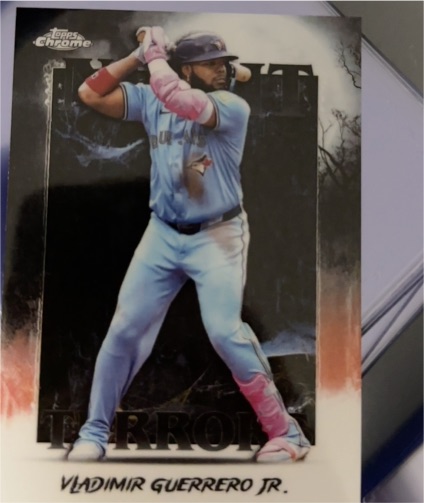 2025 Topps Chrome Update #NT-17 Vladimir Guerrero Jr. Night Terrors — front