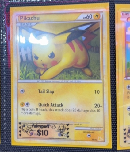 2009 Pokémon HeartGold & SoulSilver #60 Pikachu — front