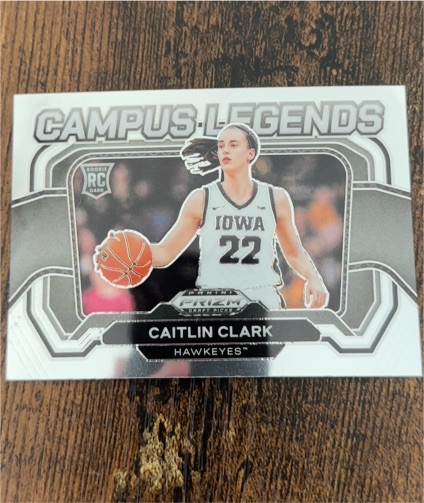 2024 Panini Prizm Draft Picks Campus Legends #5 Caitlin Clark — front