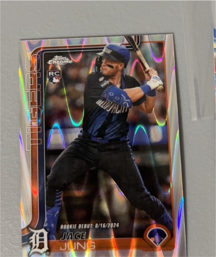 2025 Topps Chrome Update #USC121 Jace Jung — front