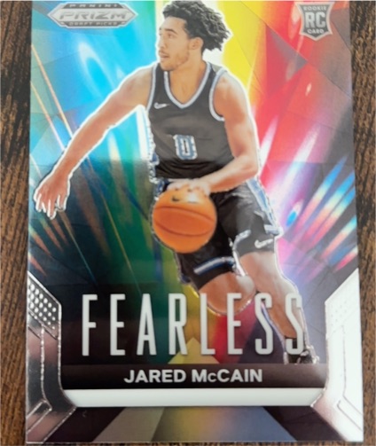 2024 Panini Prizm Draft Picks #8 Jared McCain Fearless RC — front